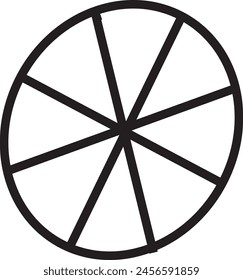 wheel icon design shap eps