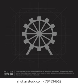 wheel icon - EPS 10