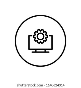 Wheel Icon Illustration