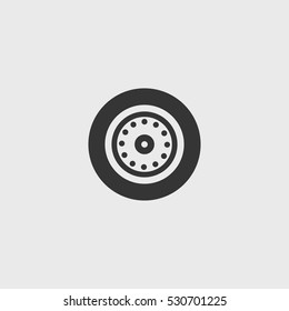 Wheel  icon illustration isolated vector sign symbol