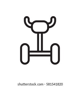 wheel icon illustration isolated vector sign symbol