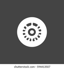 Wheel icon illustration isolated vector sign symbol