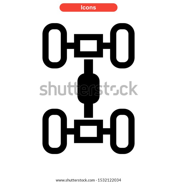 wheel icon isolated sign symbol\
vector illustration - high quality black style vector\
icons\
