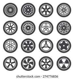 wheel  icon Set