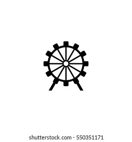 wheel icon. sign design