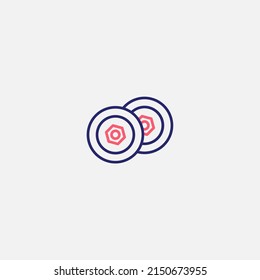 Wheel icon sign vector,Symbol, logo illustration for web and mobile