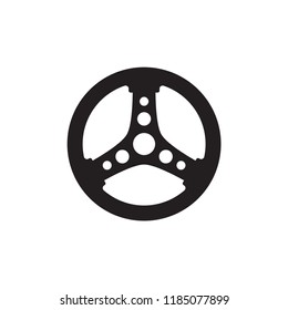 wheel icon in trendy flat design 