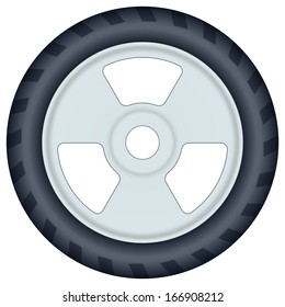 Wheel icon for various design