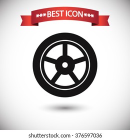 Wheel Icon Vector