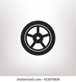 Wheel Icon Vector