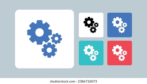 Wheel icon - vector drawing Illustration