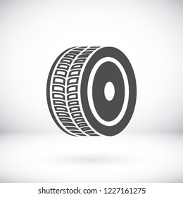 wheel icon. Vector  Eps 10 
