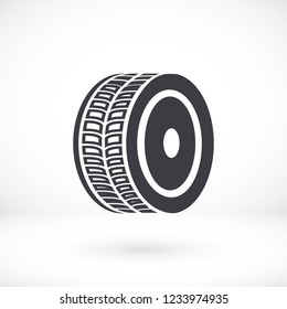 wheel icon. Vector  Eps 10 