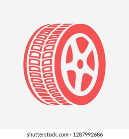 wheel icon. Vector  Eps 10 