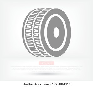 wheel icon. Vector  Eps 10 . Lorem Ipsum Design Flat
