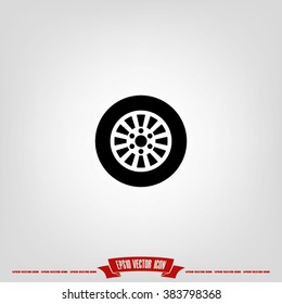 wheel icon vector graphics