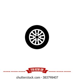 wheel icon vector graphics