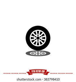 wheel icon vector graphics