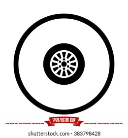 wheel icon vector graphics