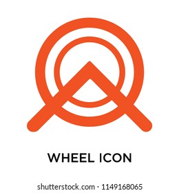 Wheel icon vector isolated on white background for your web and mobile app design, Wheel logo concept