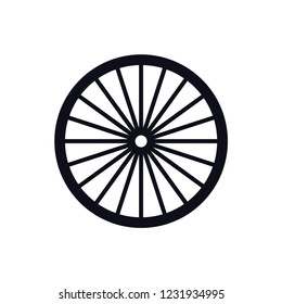 Wheel icon vector logo trendy