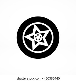 wheel icons, vector best flat icon, EPS