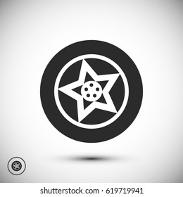 wheel icons, vector best flat icon, EPS