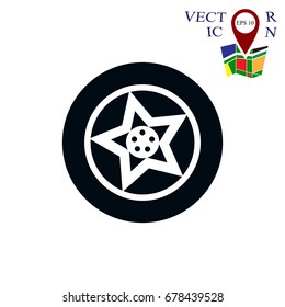 wheel icons, vector best flat icon, EPS