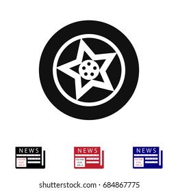 wheel icons, vector best flat icon, EPS