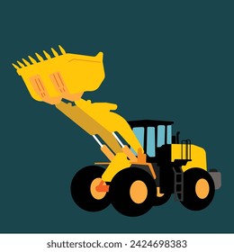 equipo de construcción de cargadoras de ruedas planas