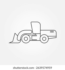 wheel loader icon symbol illustration vector eps10 logo template