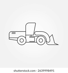 wheel loader icon symbol illustration vector eps10 logo template