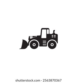 wheel loader icon symbol sign vector