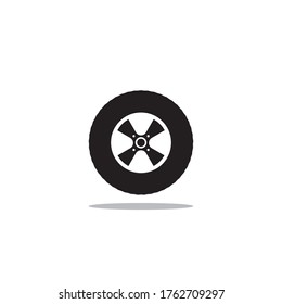 wheel logo vector illustration design background