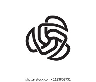 Wheel Monogram Logo, Creative Symbol, Icon