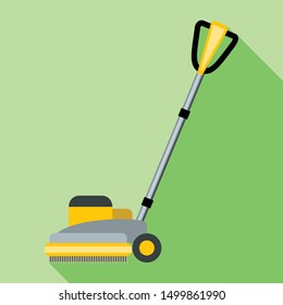Wheel mop icon. Flat illustration of wheel mop vector icon for web design