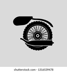 wheel of a motorcycle vector icons