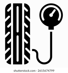 Wheel Pressure Icon Element For Design