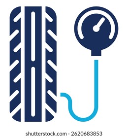 Wheel Pressure Icon Element For Design