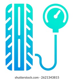 Wheel Pressure Icon Element For Design