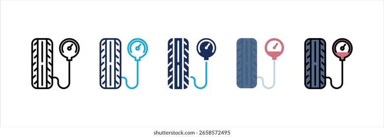 Raddruck Multi-Style-Symbolsatz