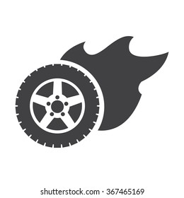 Wheel race icon.