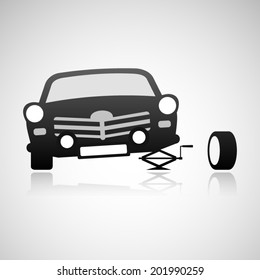 Wheel repair. Eps10