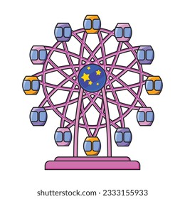 Wheel of review vector icon.Color vector icon isolated on white background wheel of review.