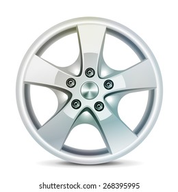 Wheel rim, vector
Car rim, alloy wheels