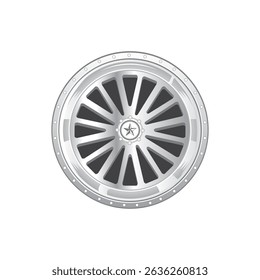 The Wheel Rim vector illustration