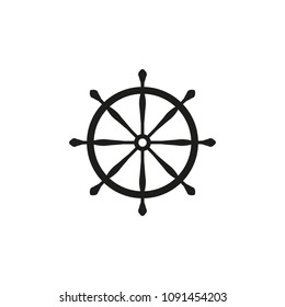 Wheel ship icon