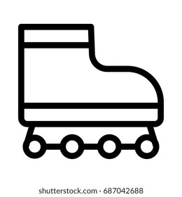 Wheel shoes icon