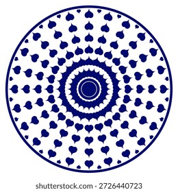 Roda com raios ícone do vetor.moderno ashok chakra ícone do elemento gráfico do vetor isolado sobre fundo branco.Roda de Chakra com vinte e quatro raios prontos para serem usados para fins gráficos.