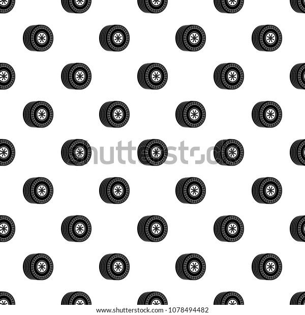 Wheel sport car pattern vector seamless repeating\
for any web design